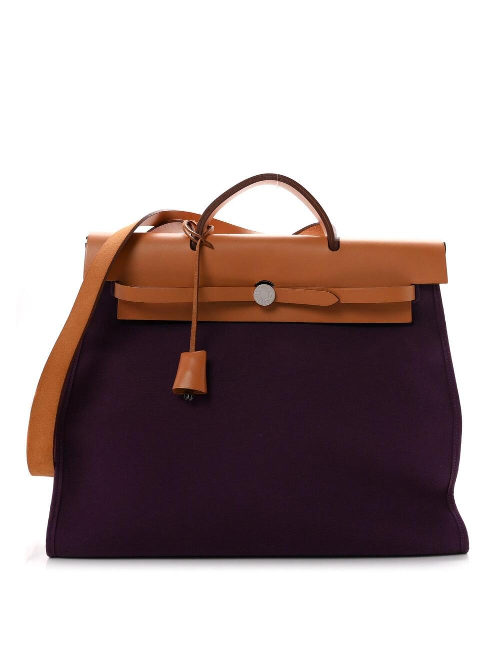 Hermes Toile Vache Hunter Herbag Zip 39 #372384H17B